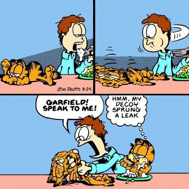 GARFIELD! SPEAK TO ME! - iFunny Brazil