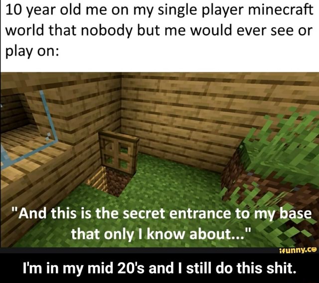 So I'm new to Reddit, I've been playing Minecraft for 10 years and