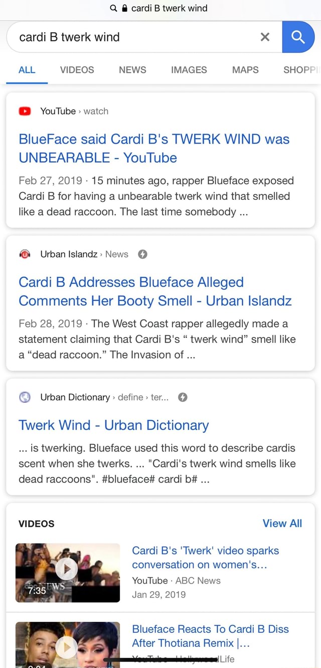 BlueFace said Cardi B's TWERK WIND was UNBEARABLE YouTube Feb 27, 2019