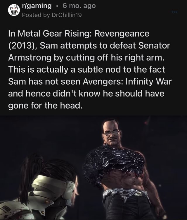 metal gear roblox : r/metalgearrising