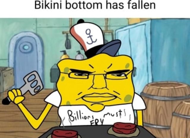 Bikini bottom has fallen f VS iFunny Brazil