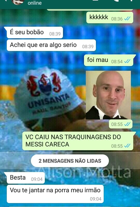 Descubra qual Titã você seria: 2-Dias e ho em Messi Vascaíno Careca -  iFunny Brazil