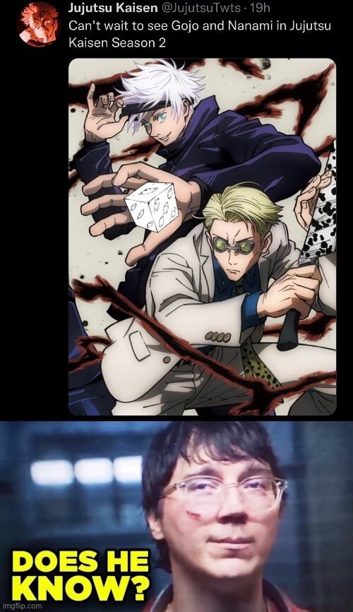 parte 2 agr, tlvz tenha parte 3 #meme #fy #jjk #jujutsukaisen #gojo #