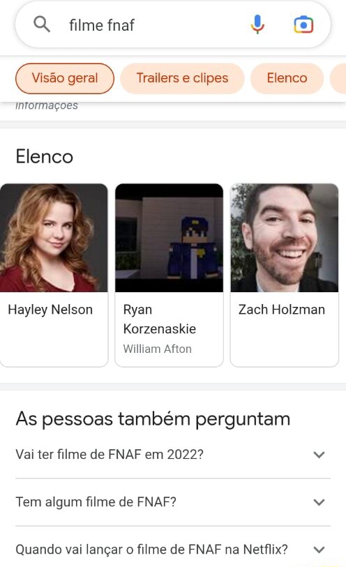 que dia vai lançar o filme fnaf na netflix