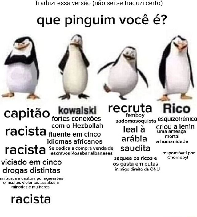 Ponto - Pinguim gosta. Vazou o melhor emprego do mundo? O Cavalo e Tome  me quebram de um jeito hahahaha são meus favoritos. Me conta qual é o seu  favorito 👇😅