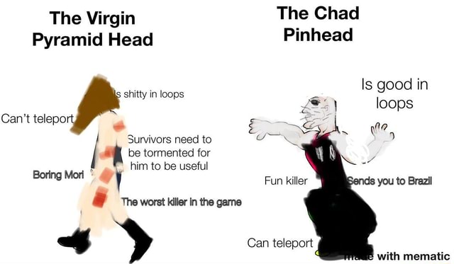 Pyramid head as gigachad : r/weirddalle