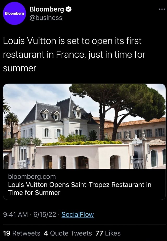 Louis Vuitton Opens New Restaurant In France - All You Need To