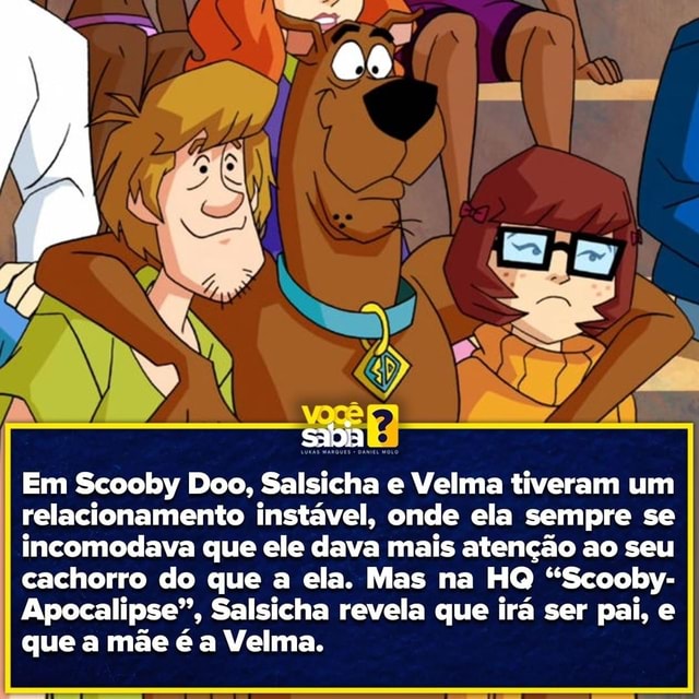 Sabia que Velma, de Scooby-Doo, sempre foi lésbica?