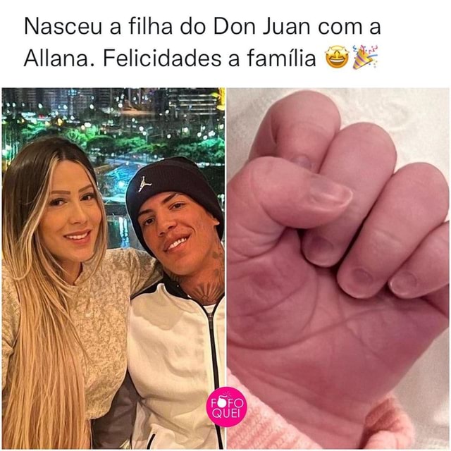 Allana com a família!