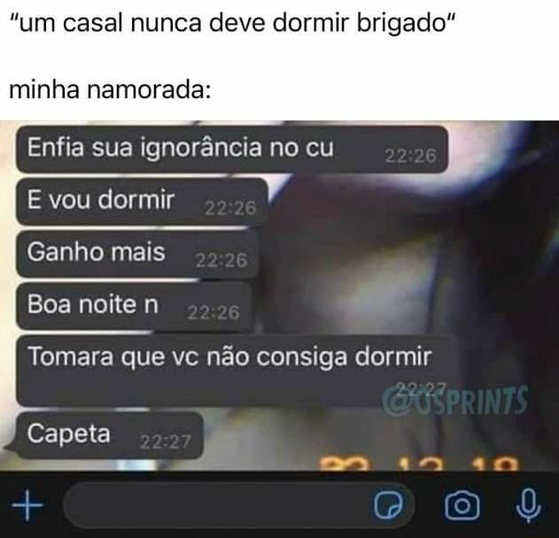 indo dormir com minha namorada