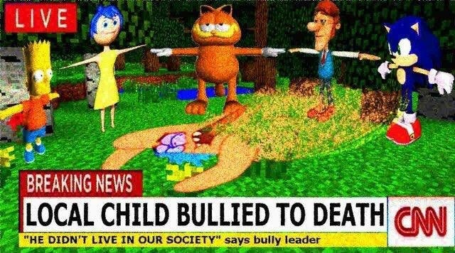 local child bullied to death, T-Pose
