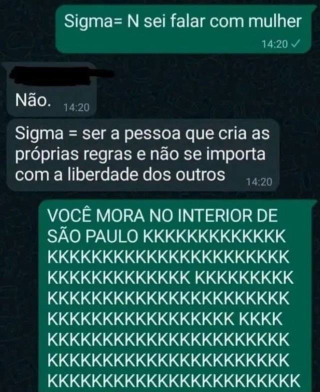 Como não ser um SIGMA