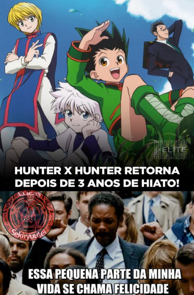 Combo Infinito Hunter x Hunter: Após 4 anos de hiato, retorno do