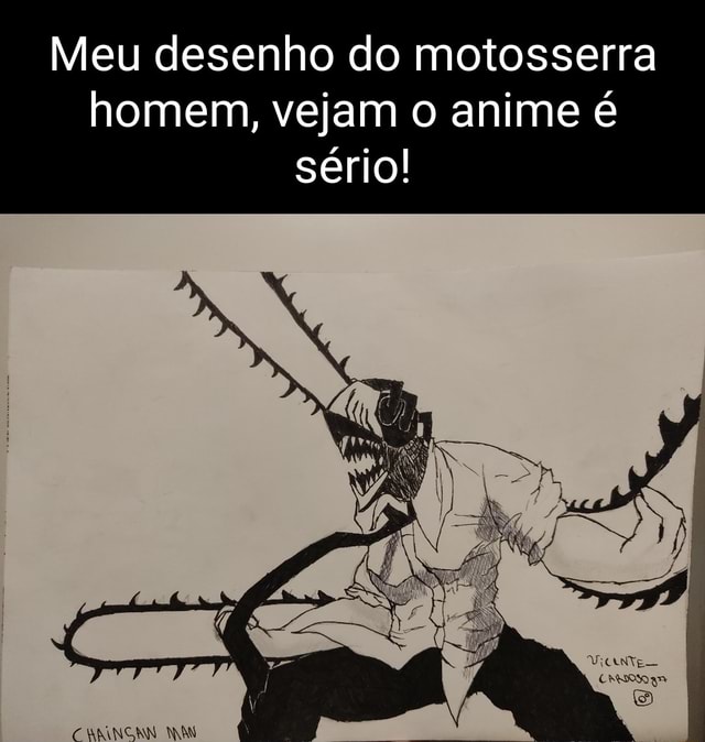 o anime do cara que vira uma motosserra