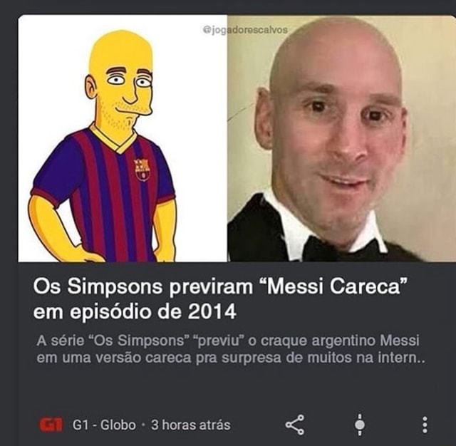 Messi careca - Ah Negão!