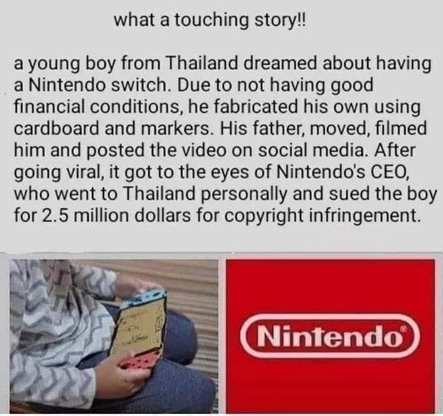 What a touching story!! a young boy from Thailand dreamed about having ...