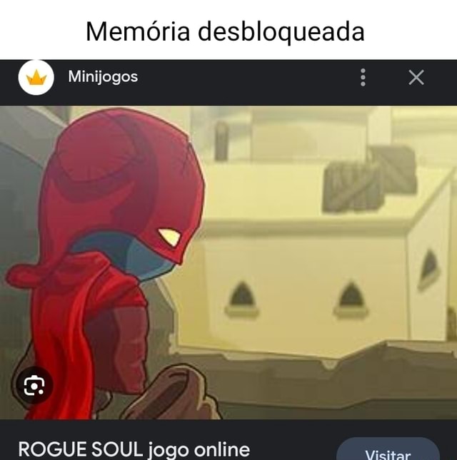 Memória desbloqueada Minijogos XXX ROGUE SOUL jogo online Vicitar - iFunny  Brazil