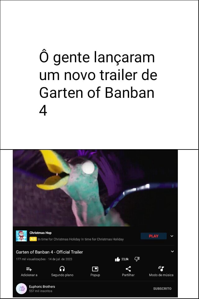 Garten of Banban 4 Official Trailer is Out Now