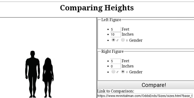 5 foot vs 6 foot 7 inches : r/heightcomparison