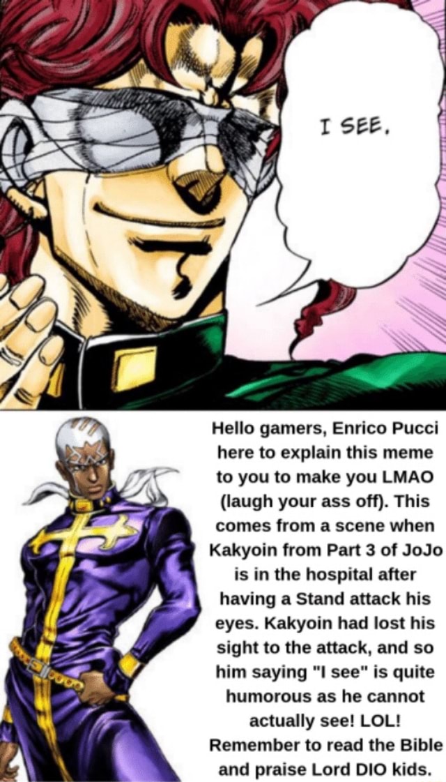 In dedication to all the people who complain about JoJo comments on music  videos, saying you're not a true fan because your interest in the music  comes from JoJo. : r/ShitPostCrusaders