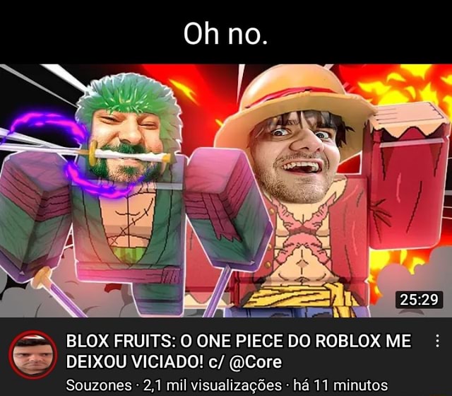 BLOX FRUITS: O JOGO MAIS VICIANTE JÁ FEITO?! 😍  One Piece do Roblox com @ Souzones @CoreDasAntigas & @MrGuinas 