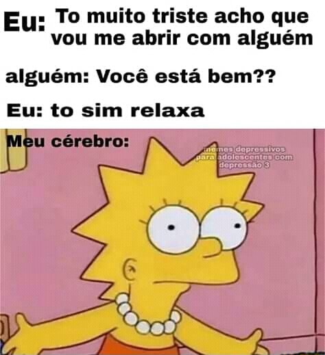 meme dos simpsons triste