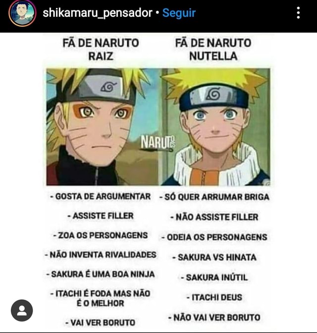 Personagens de Naruto e os seus disfarces irreconhecíveis - iFunny Brazil