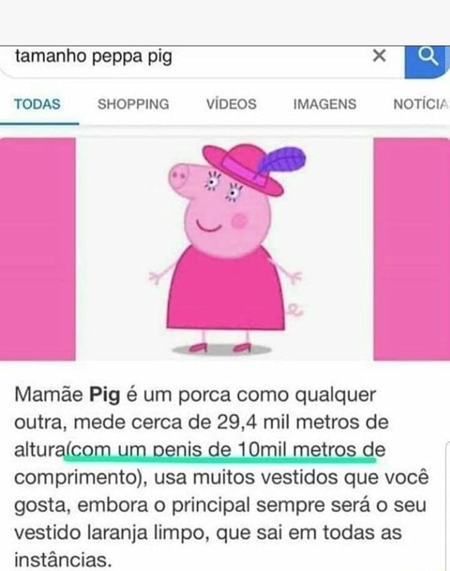 MBL quer censurar Peppa Pig por ela parecer um pênis