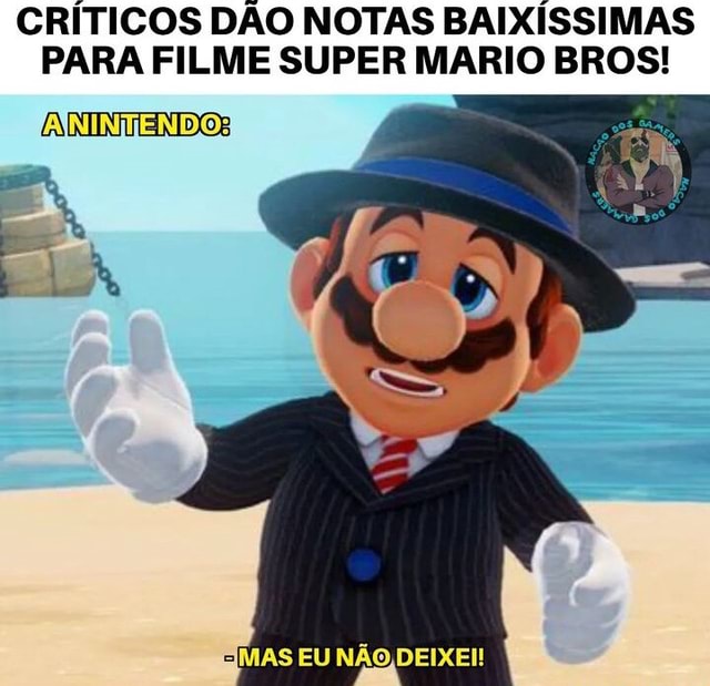 Te do com br Super Mario Bros. O Filme é publicado completo no Twitter em  alta qualidade p'taria salu do controle. - iFunny Brazil