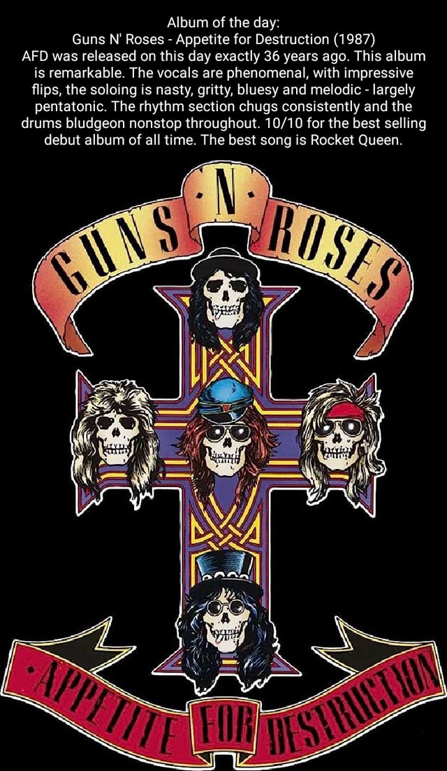 Guns N' Roses - Appetite For Destruction [Edited] -  Music