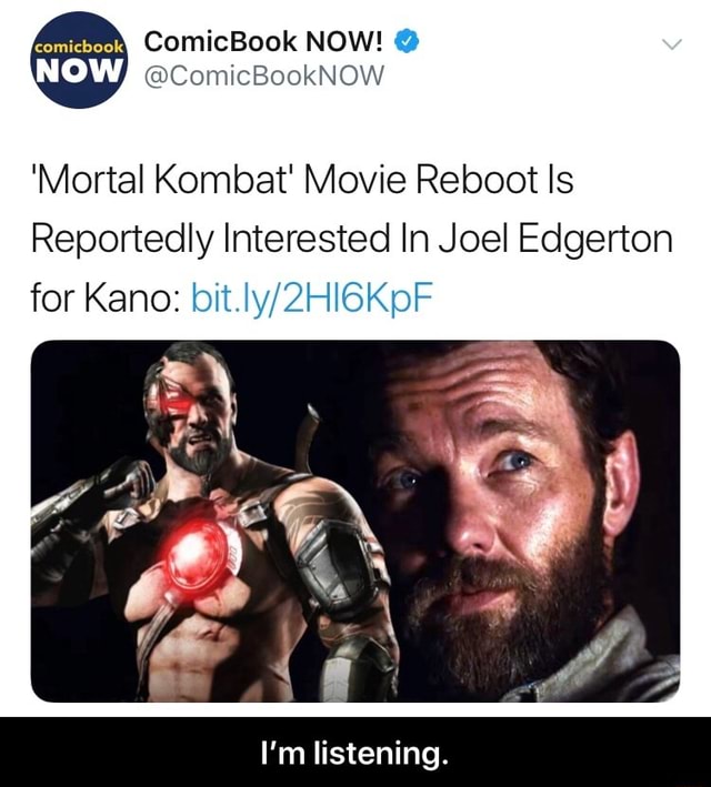 Mortal Kombat' Movie Reboot Reportedly Interested In Joel Edgerton
