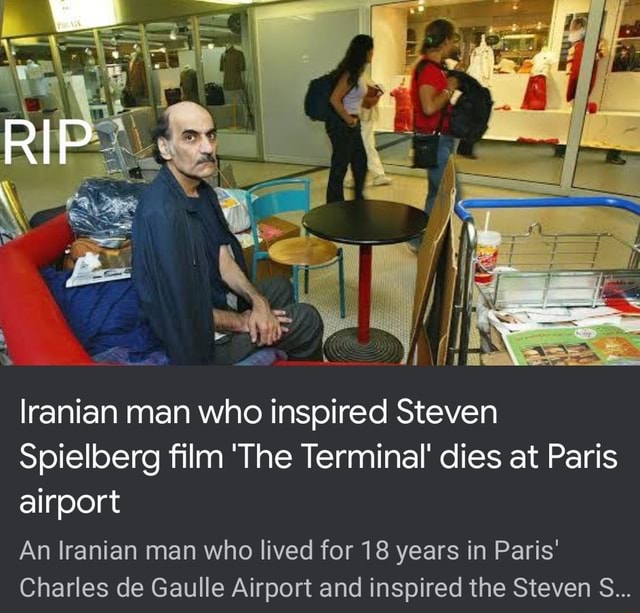 Man who inspired 'The Terminal' movie dies in Paris airport