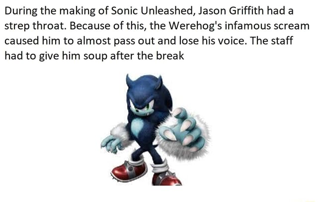 Great. Now the Sonic community is after me. 🙃 on X: 🚨Calling ALL of Sonic  Twitter🚨 I have created the petition for JASON GRIFFITH to reprise his  role as Shadow in @ParamountMovies