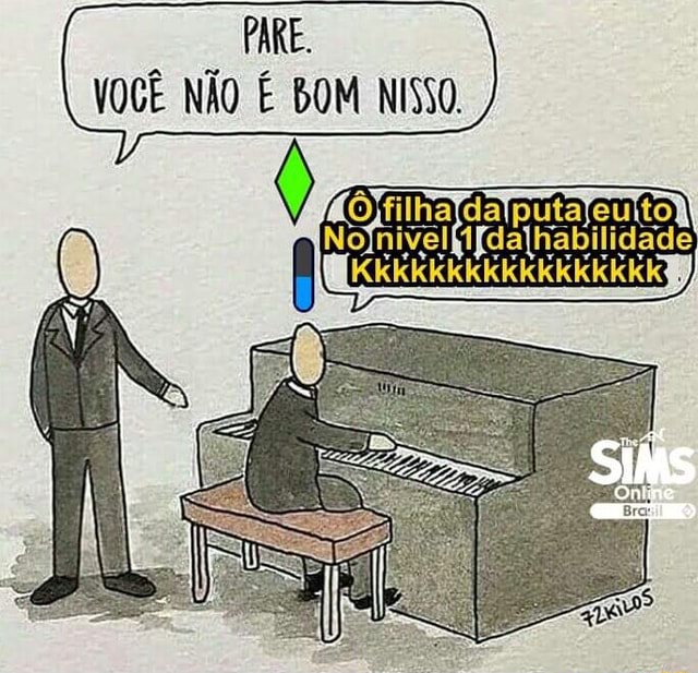 Desenho que fiz na aula, fino senores *sons insanos de piano clássico* -  iFunny Brazil