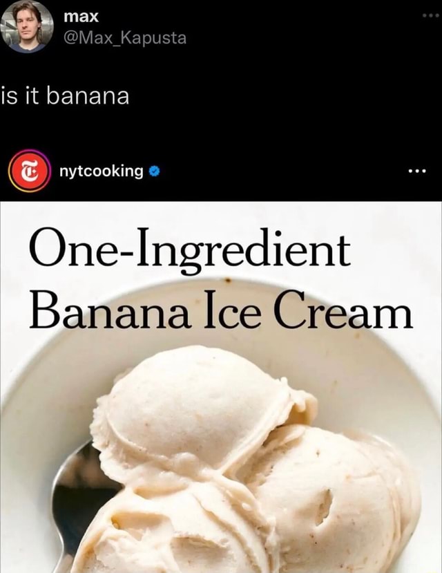 One-Ingredient Banana Ice Cream Recipe - NYT Cooking