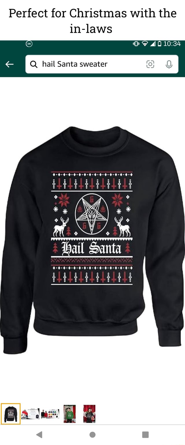 Hail santa clearance sweater