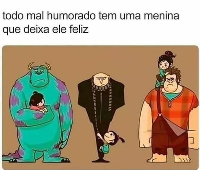 Todo mal humorado tem uma menina que deixa ele feliz - iFunny Brazil