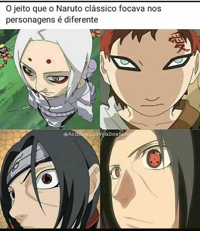 ✇𝙙𝙖𝙩𝙩𝙚𝙗𝙖𝙮𝙤✇ on X: o jeito q o naruto clássico focava nos  personagens é diferente  / X