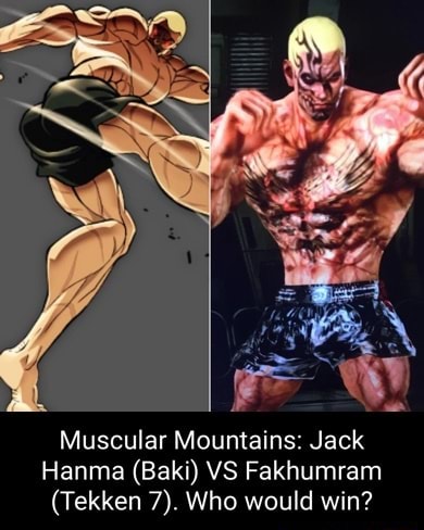 Made Fahkumram look like Hanayama from Baki! : r/Tekken