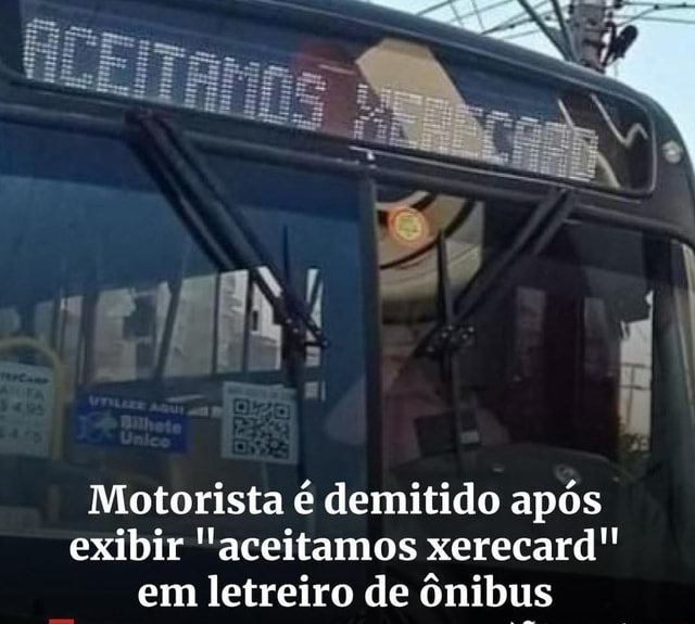 Motorista é demitido por zoar Palmeiras em letreiro de ônibus