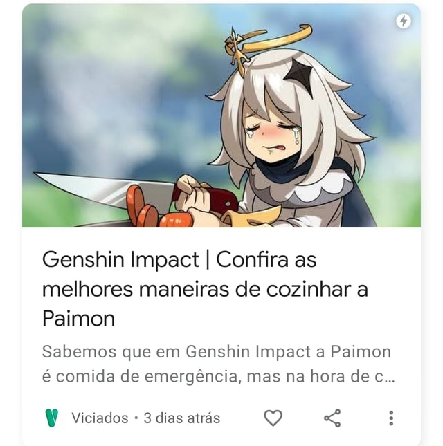 Genshin Impact - Paimon está convidando você a dar uma