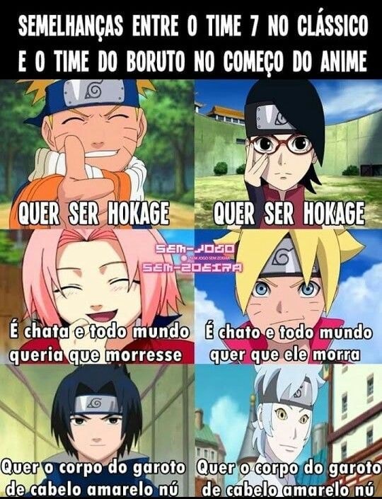 Rokudaime⚡️🔙 on X: Poucos sabem mas Boruto não foi o primeiro