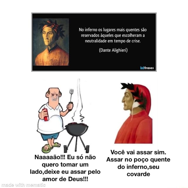 Para onde você vai no Inferno de Dante