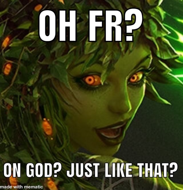 OH FR? ON GOD? JUST LIKE THAT? iFunny Brazil