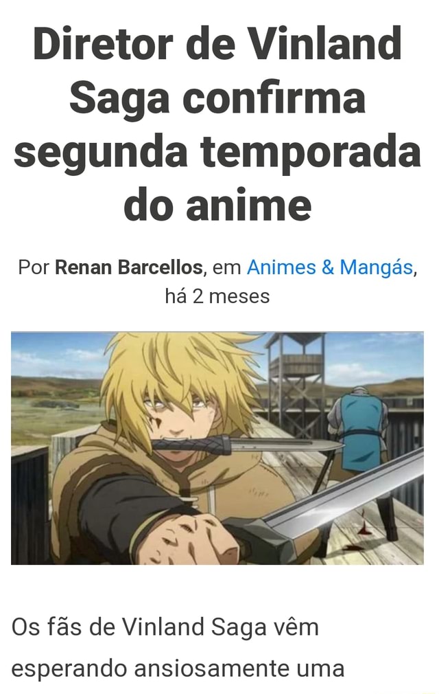 Vinland Saga confirma a 2ª temporada