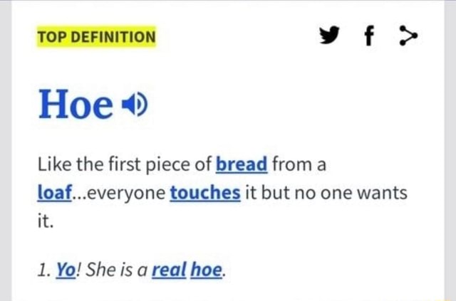 What is the definition of a shop hoe