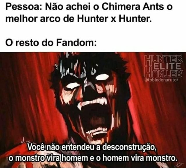 MELHOR E PIOR ARCO DE HUNTER X HUNTER 