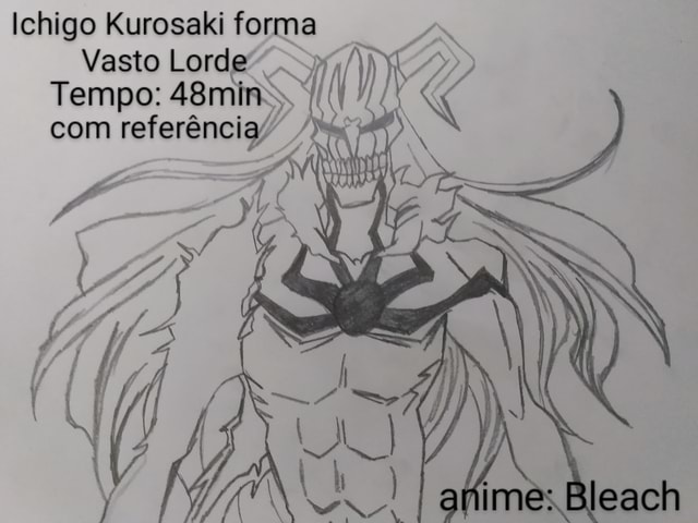 I drew vasto lorde Ichigo. How is it?