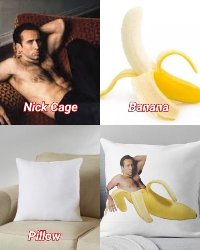 Nicolas cage cheap banana pillow