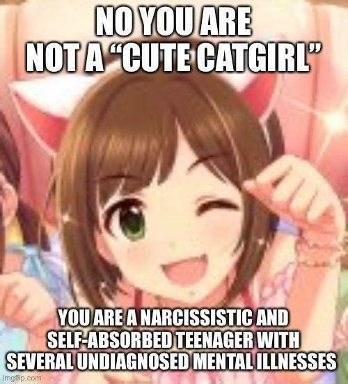QuoteUnquote cat girl Memes & GIFs - Imgflip